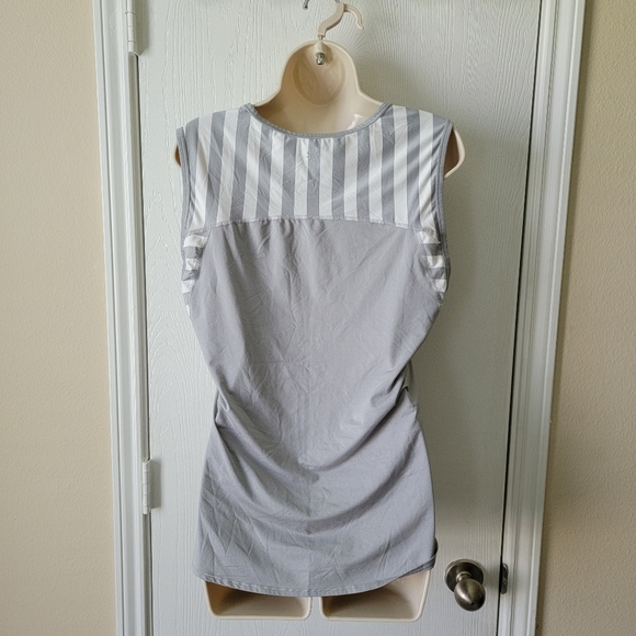 Athleta Ocean Stripe Chi Muscle Tank - Picture 4 of 7